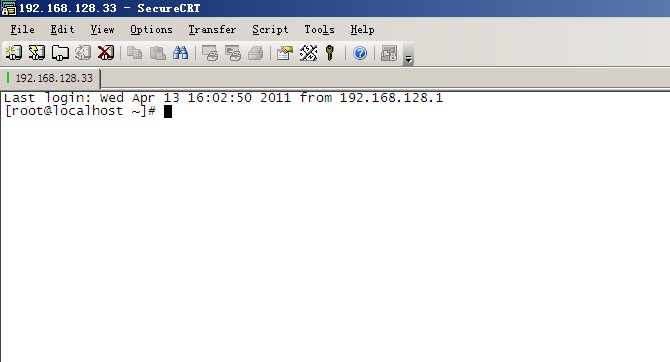 SecureCRT����VMWare��Linux