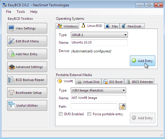 ˫ϵͳ��װwin�Ժ���easybcd�����޸�linuxϵͳ����