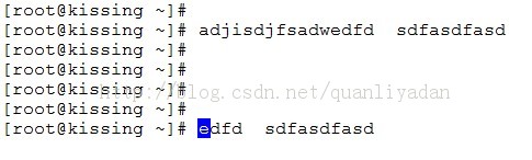Linux停几个常用的快捷键