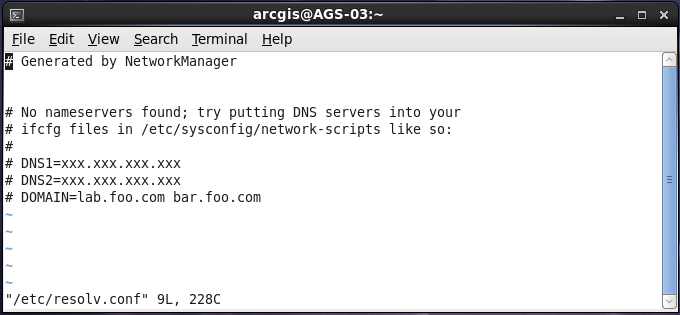 RedHat Enterprise Linux 6.1(RHEL)筹建ArcGIS 10.1 for Server集群(一)DNS服务器架设