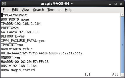 RedHat Enterprise Linux 6.1(RHEL)筹建ArcGIS 10.1 for Server集群(一)DNS服务器架设
