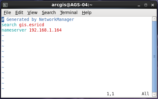 RedHat Enterprise Linux 6.1(RHEL)筹建ArcGIS 10.1 for Server集群(一)DNS服务器架设