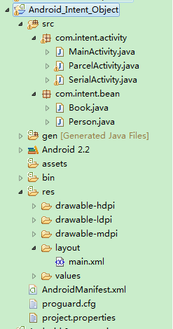 应用意图在Activity之间传递数据小插曲_传递对象
