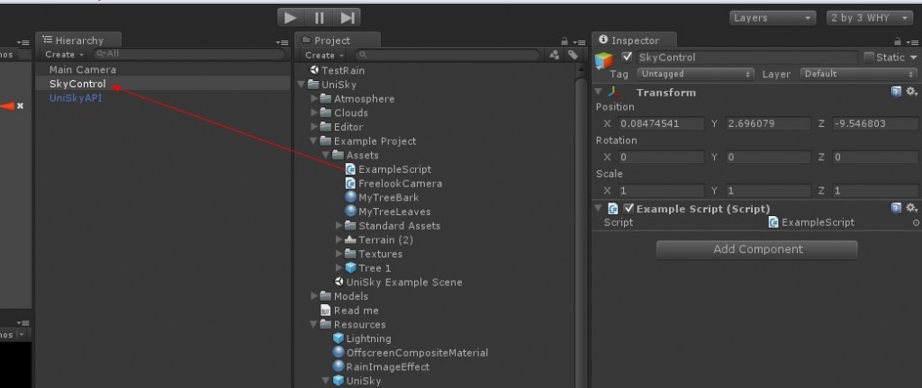 [Unity3D]���绽�꣺�����UniSky��ʹ�ý̳��밸��