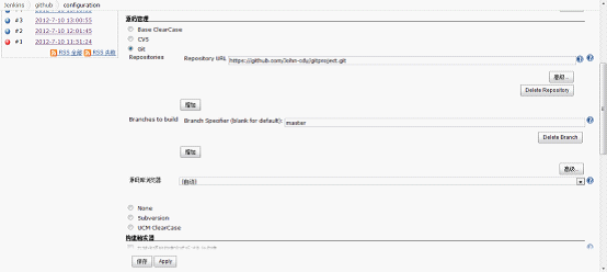 Jenkins + Githubļɻ