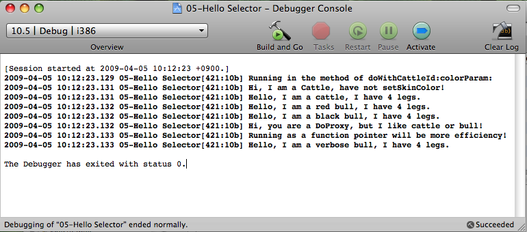Objective-C 2.0 with Cocoa Foundation- 五,Class类型,选择器Selector以及函数指针