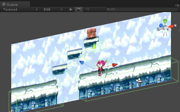 Unity3D作2D横版游戏小demo(源码)