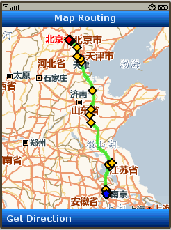 20110211005 LWUIT引路蜂map开发示例:路径查询