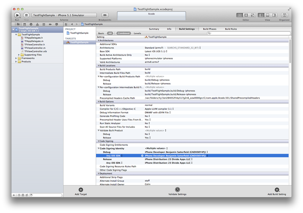 ôһipa How to create an IPA (Xcode 4.3)