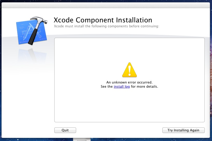 װXcode4.3.1ʧܽ취[zhuan]