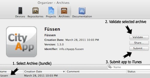 XCode  Distribution App to AppStore