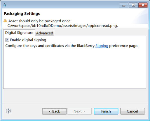 BB10 Cascades: 怎么给应用签名