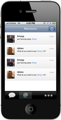 Dojo mobile TweetView ϵпγ֮  TweetView 