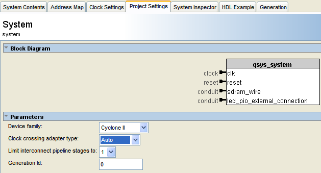Qsys使用心得 Altera Qsys施用心得