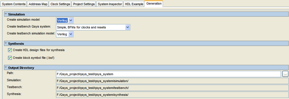 Qsys使用心得 Altera Qsys施用心得