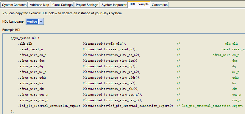 Qsys使用心得 Altera Qsys施用心得