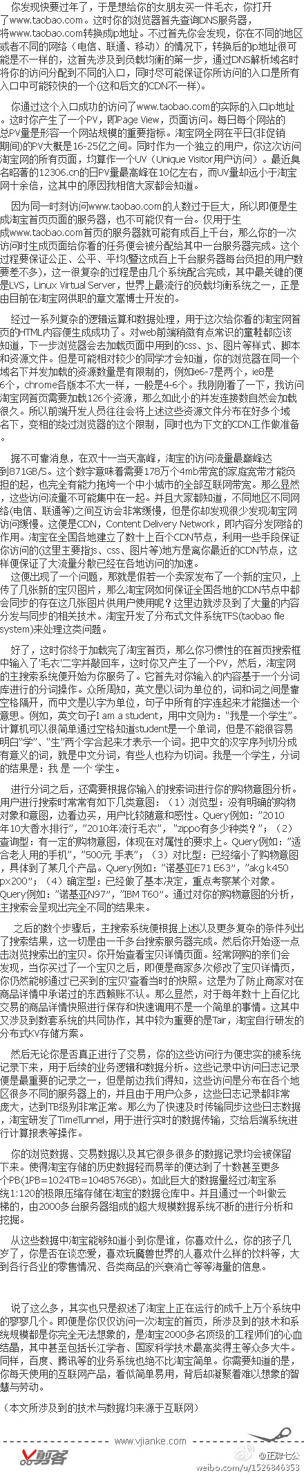 淘宝技术发展(引言) 淘宝技术发展 —— 题词