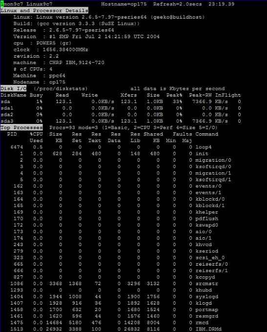nmon ���ܣ����� AIX �� Linux ���ܵ���ѹ���