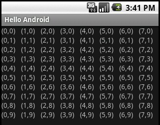 Android入门户五篇之TableLayout (二)[转]
