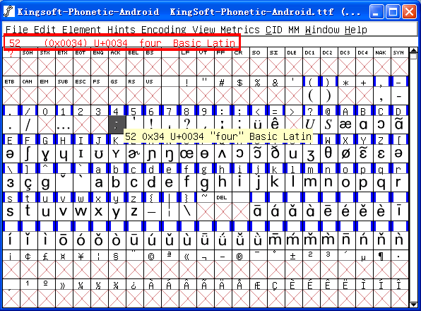 Android上音标字体的相关有关问题