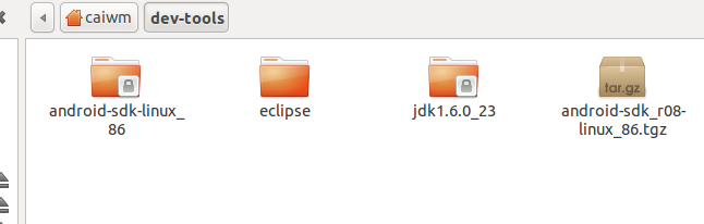 Ubuntu上Android sdk安装注意事项.