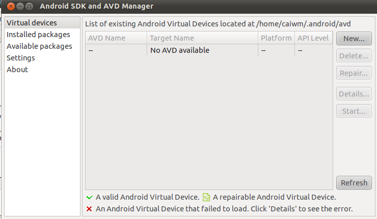 Ubuntu上Android sdk安装注意事项.