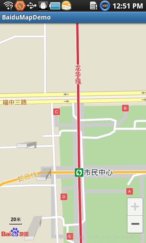 Android 百度map开发（三）- 实现比例尺功能和替换自带的缩放组件