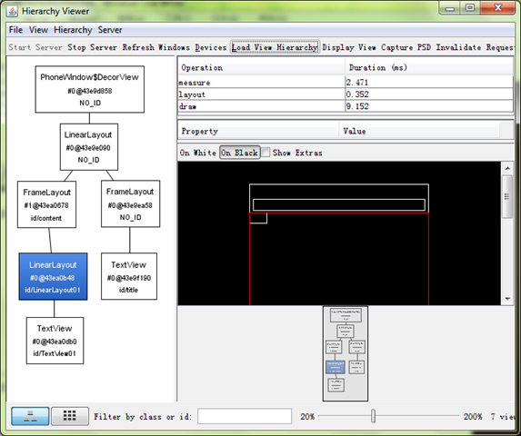 [Android UI界面] 转：学习Android界面设计的超级凶器HierarchyView.bat
