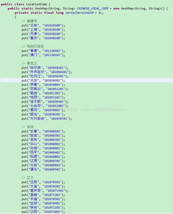 ��׿��ѯ�ֽ׶����ڵ���������ѯ���������У�����cityCode localCode