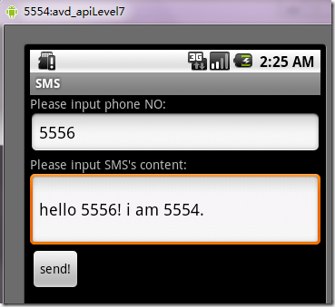 Android ����֮���ŵ��շ�����androidģ�������ʵ����һ��