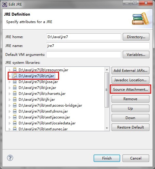 Eclipse中设立查看Java、Android源码及文档的方法