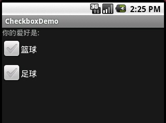 Android基础教程(6)之-多选项CheckBox