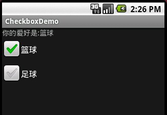 Android基础教程(6)之-多选项CheckBox