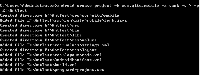 Ant自动化封装APK(1)-ANT,Android 环境配置与打包