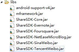 ShareSDK for Android  唯有新浪微博分享