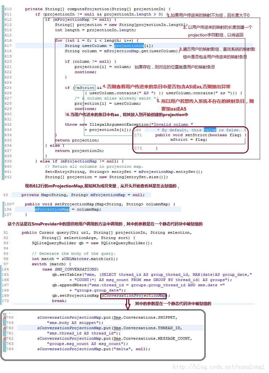 Android停查询系统源码看短信的显示