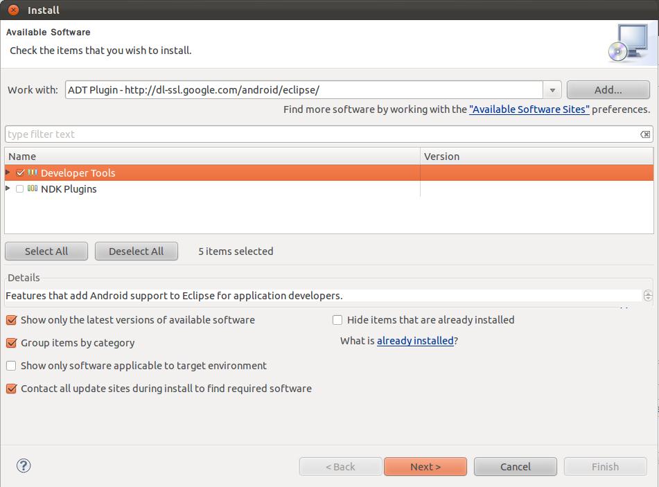 ubuntu上搭建android开发环境