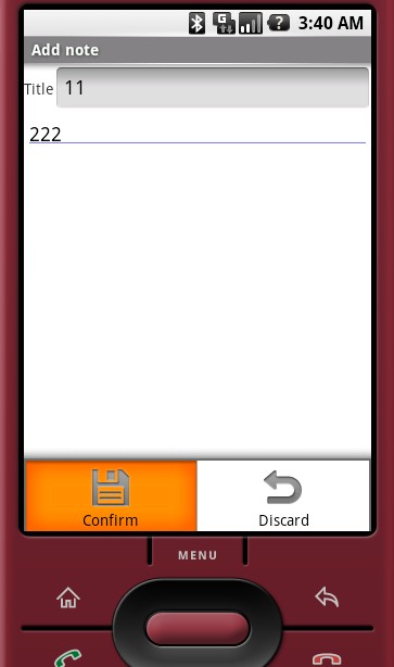 Android札记之二：改进的NotePad Demo