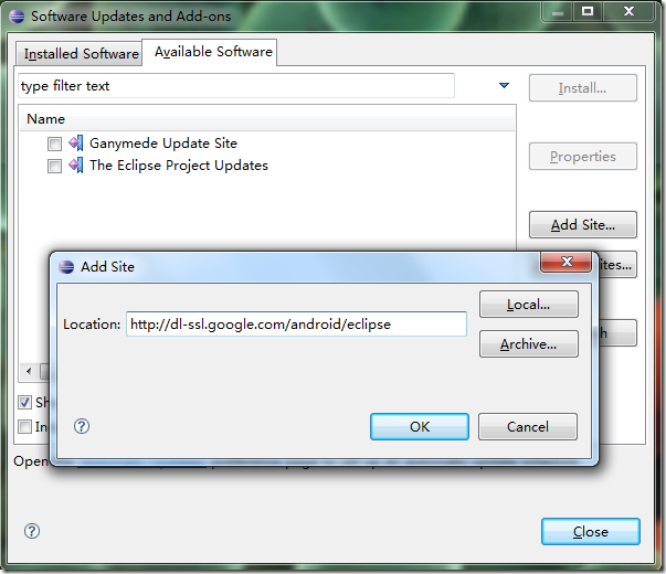 image windows 七配置android开发环境