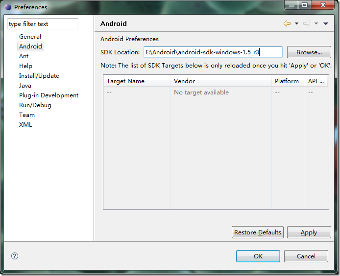 image windows 七配置android开发环境