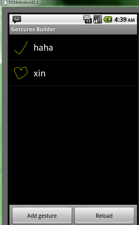 Android-GestureOverlayView,����ʶ��