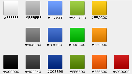 Android之开发惯用颜色