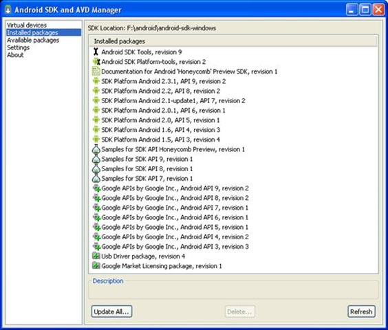 [Android]Android SDK 2.3��Eclipse���°濪�������ｨ