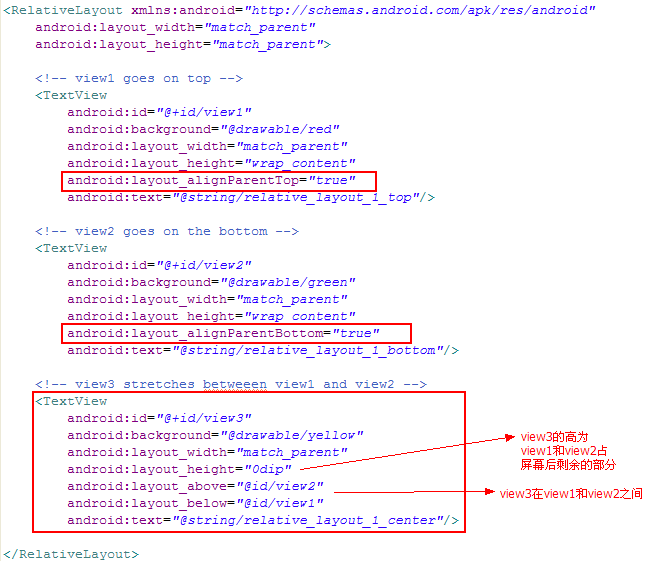 Android格局一_RelativeLayout