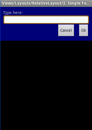 Android格局一_RelativeLayout