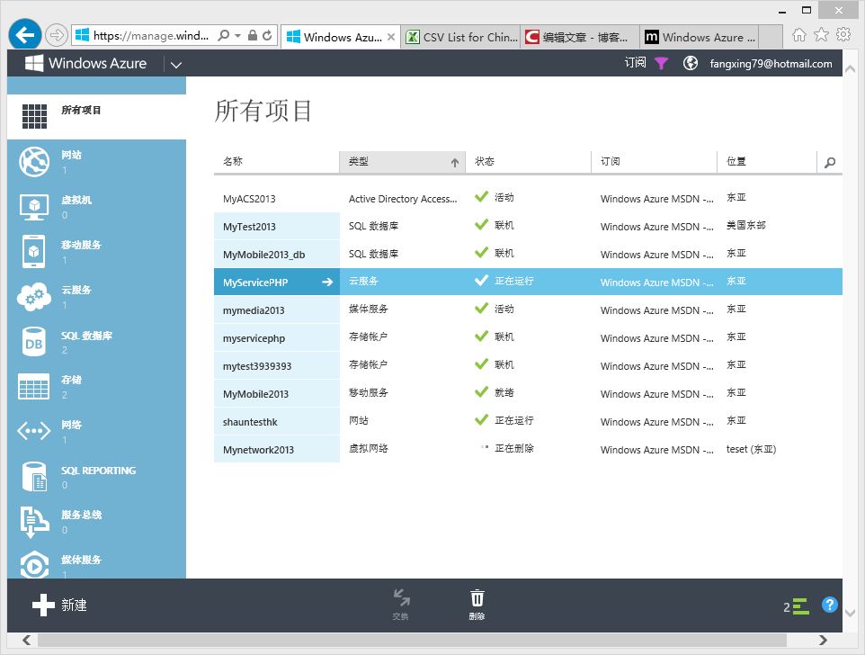 Azure�¹��ܣ�������ء�����֧�֡��ƶ�����֧��Android