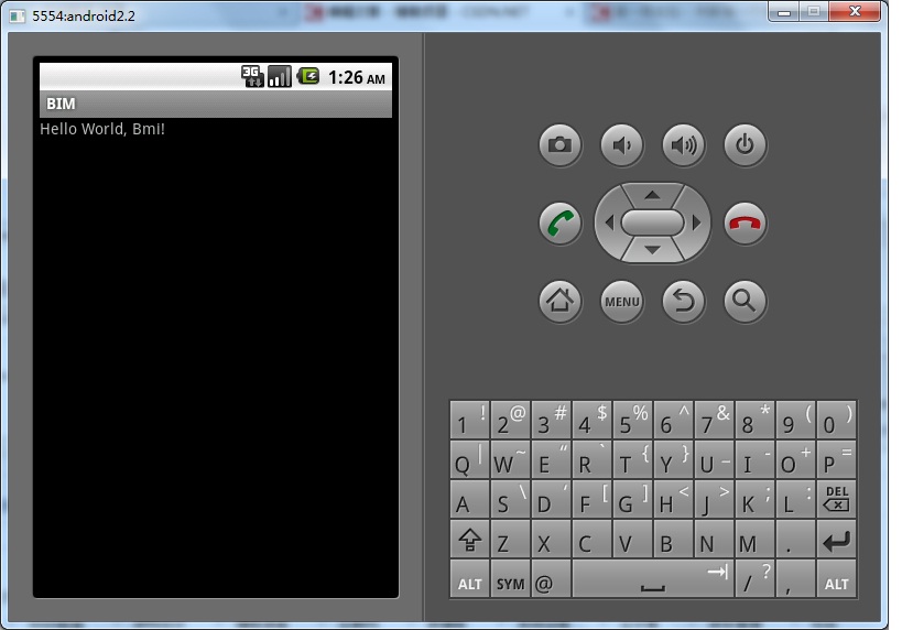 Android开发-身高体重指数(BIM)计算-表述用户界面