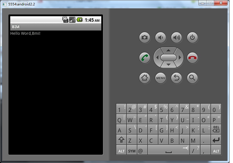 Android开发-身高体重指数(BIM)计算-表述用户界面
