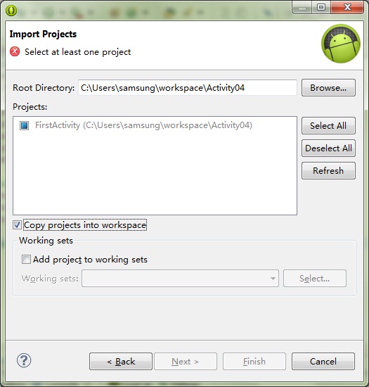 Eclipse无法导入android项目的有关问题