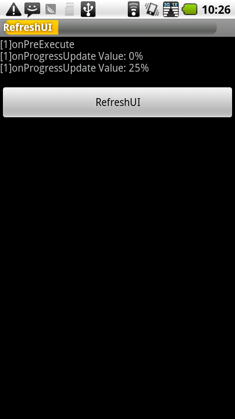 Android 施用AsyncTask更新UI